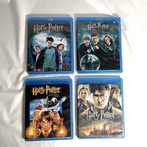 Harry Potter Blu Ray Lot Sorceres Stone Prisoner Of Azkaban Order Of The Phoenix